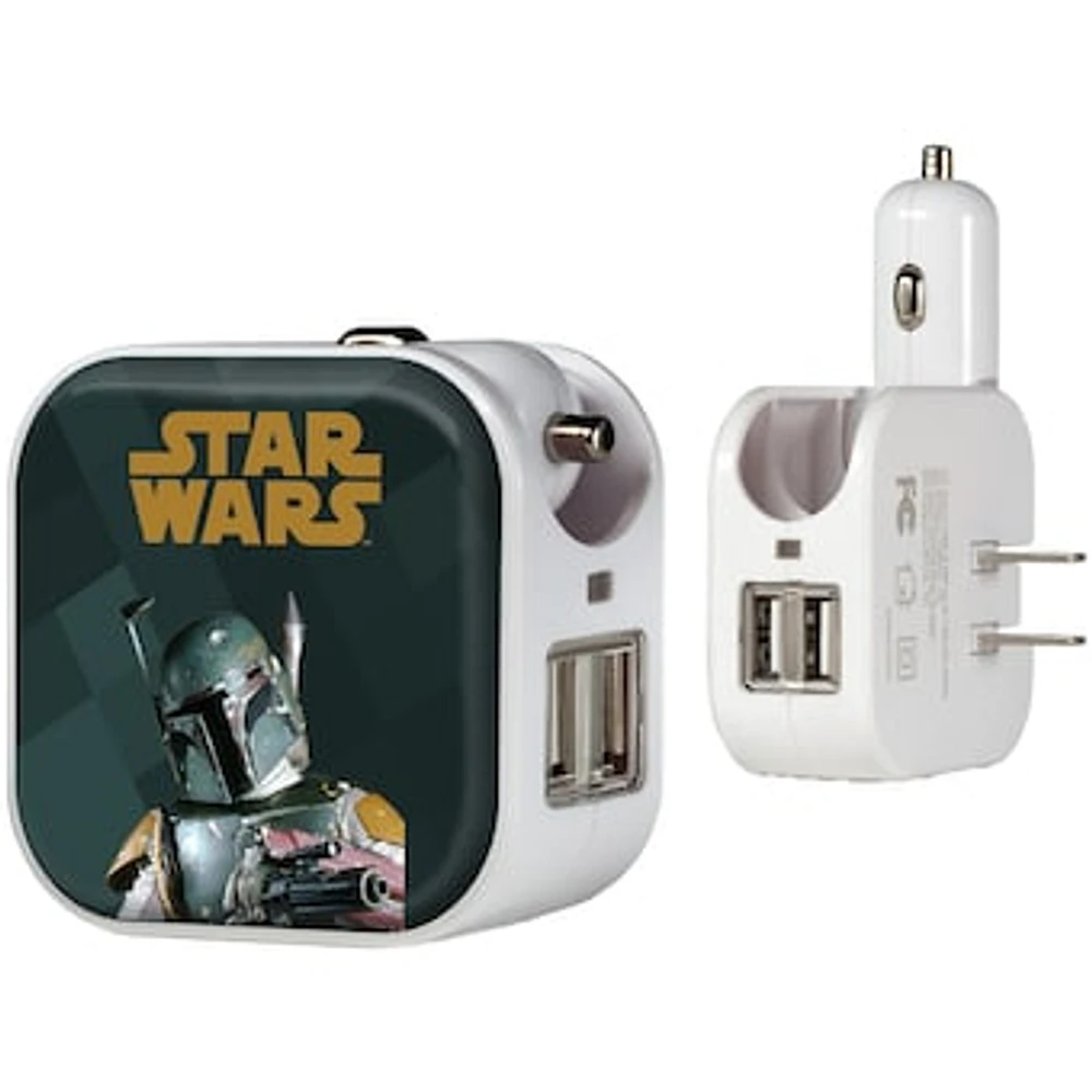 Keyscaper Boba Fett Star Wars Color Block 2-in-1 USB Charger