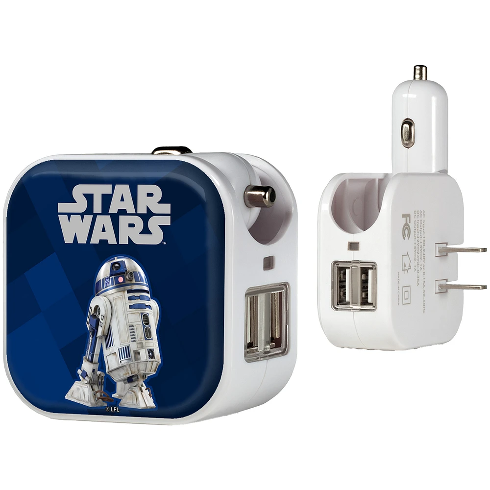 Keyscaper R2-D2 Star Wars Color Block 2-in-1 USB Charger