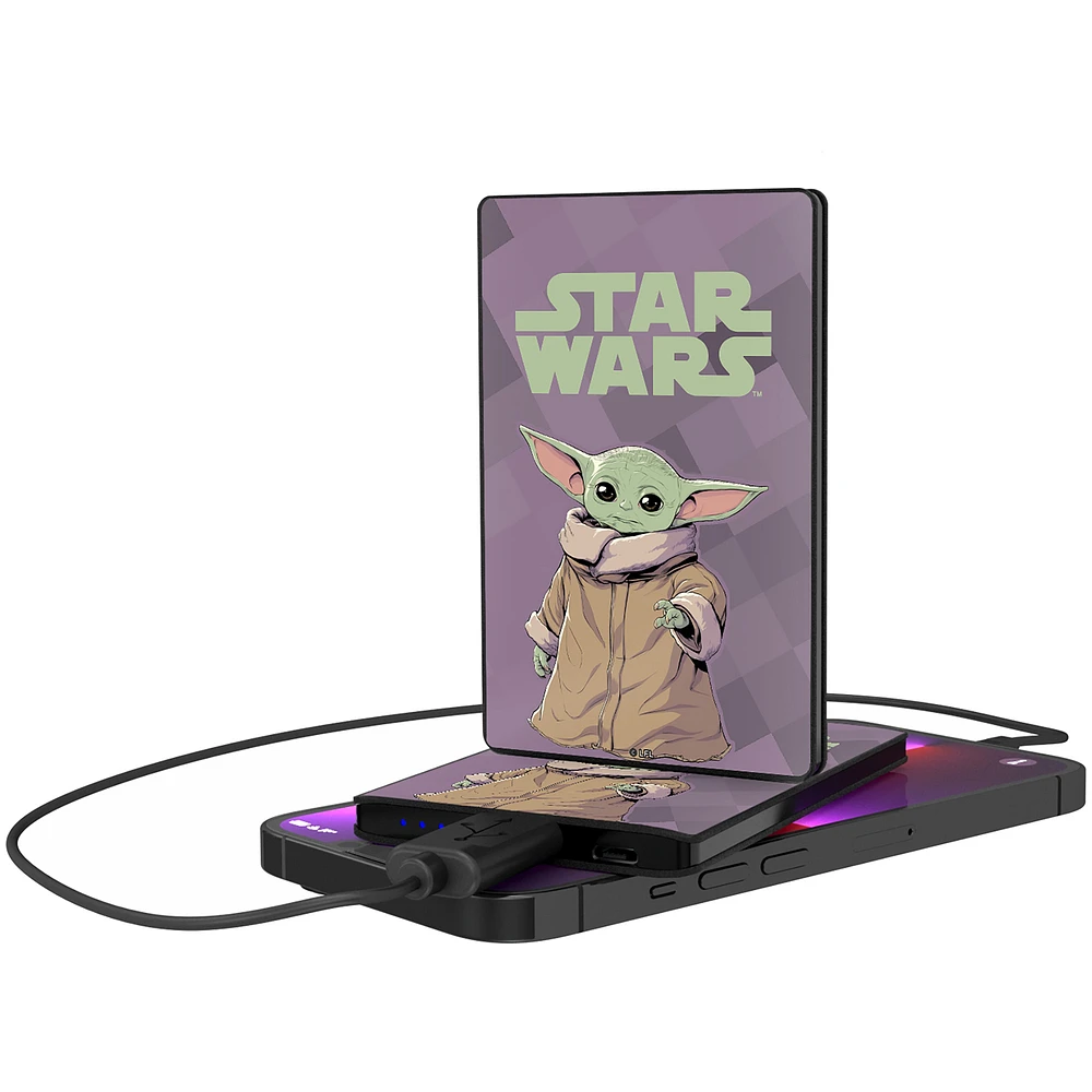 Keyscaper Grogu The Mandalorian Color Block 2500mAh Credit Card Powerbank