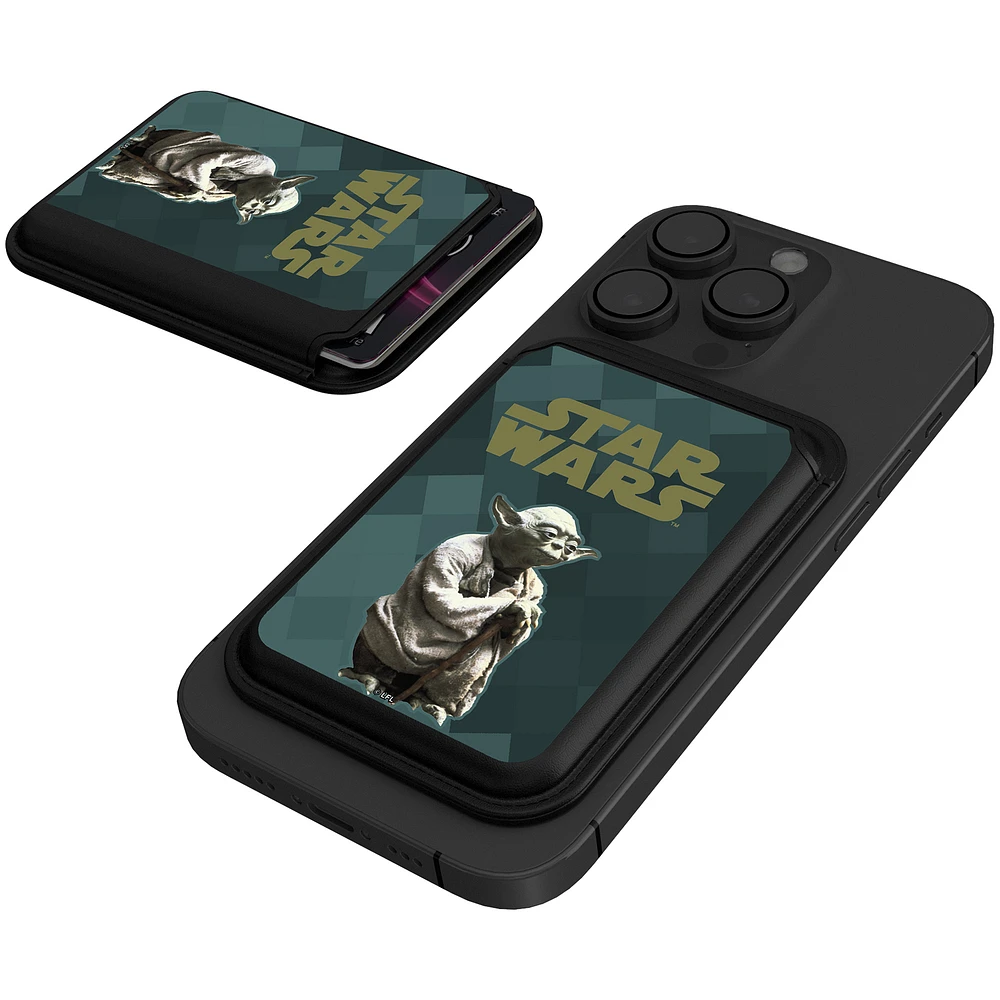 Keyscaper Yoda Star Wars Color Block Magnetic Credit Card Wallet
