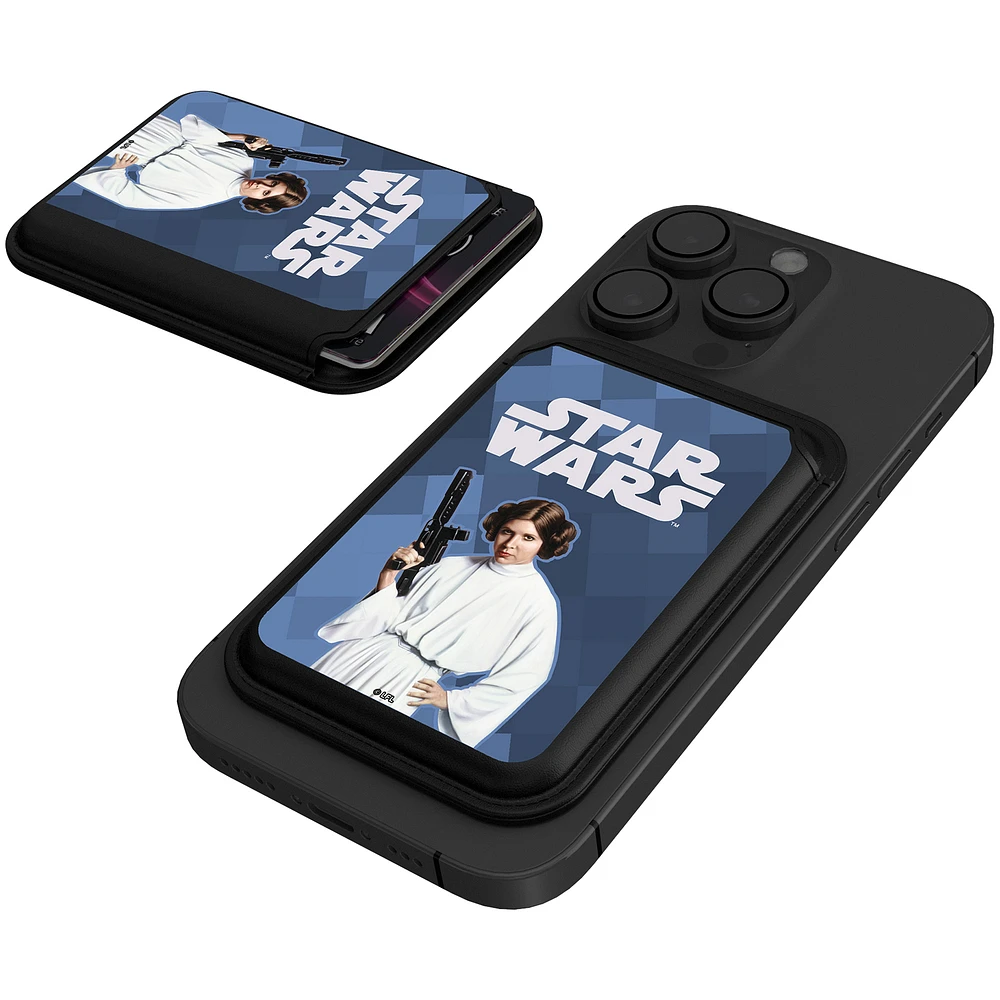 Keyscaper Princess Leia Star Wars Color Block Magnetic Credit Card Wallet