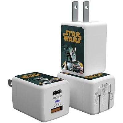 Keyscaper Boba Fett Star Wars Color Block USB A/C Charger