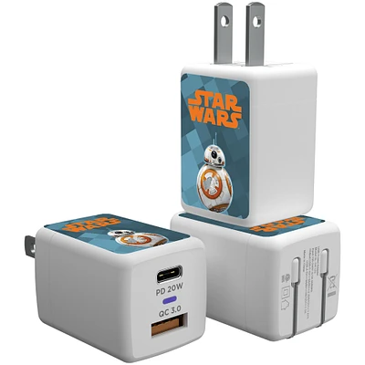 Keyscaper BB-8 Star Wars Color Block USB A/C Charger