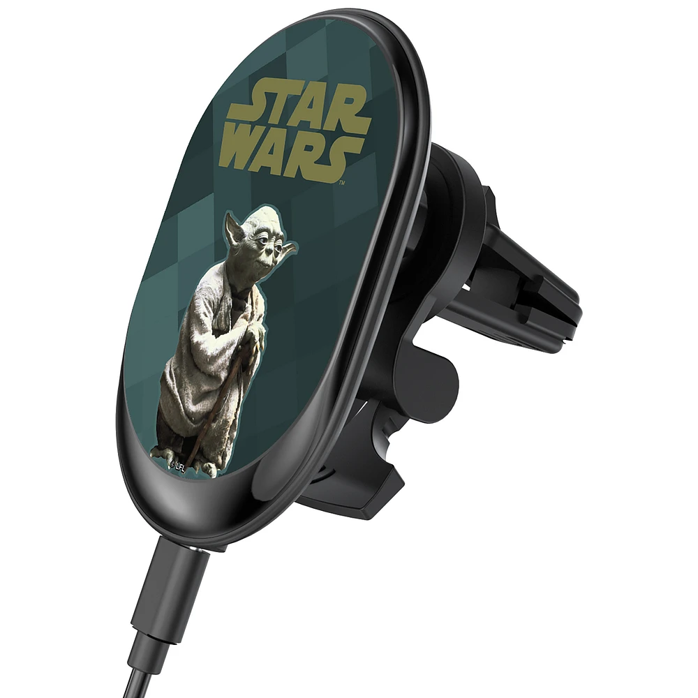 Keyscaper Yoda Star Wars Color Block Wireless Magnetic Car Charger