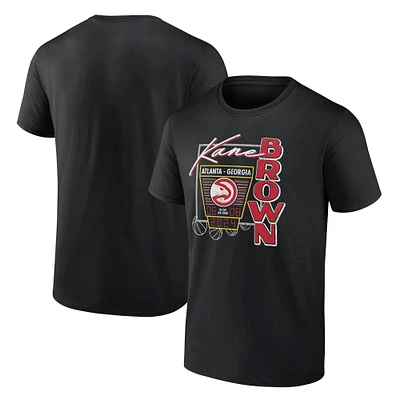Men's Fanatics Black Kane Brown x Atlanta Hawks T-Shirt