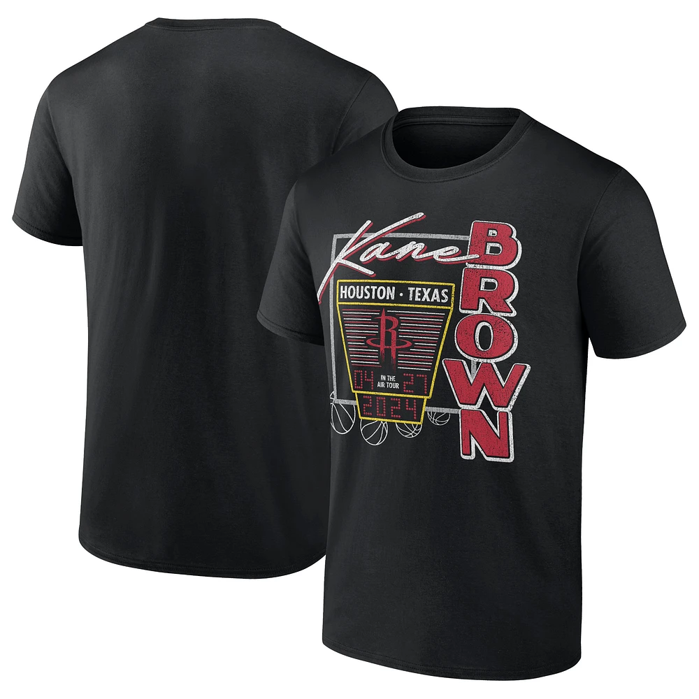 Men's Fanatics Black Kane Brown x Houston Rockets T-Shirt