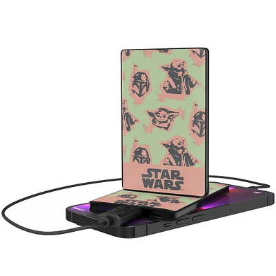 Keyscaper Grogu The Mandalorian Pattern 2500mAh Credit Card Powerbank