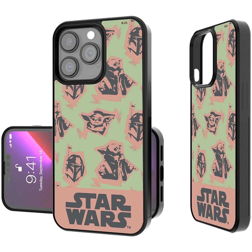 Keyscaper Grogu The Mandalorian Pattern iPhone Bump Case