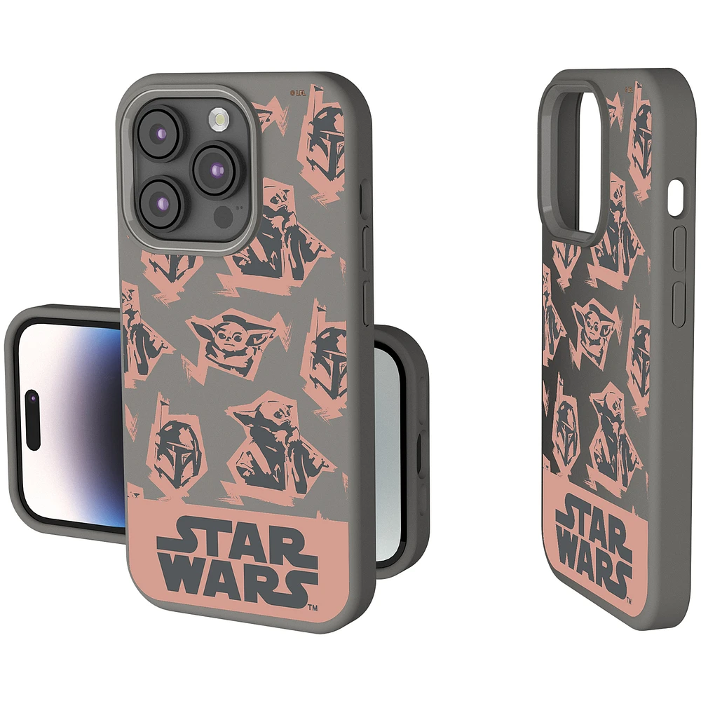 Keyscaper Grogu The Mandalorian Pattern iPhone Soft Touch Case
