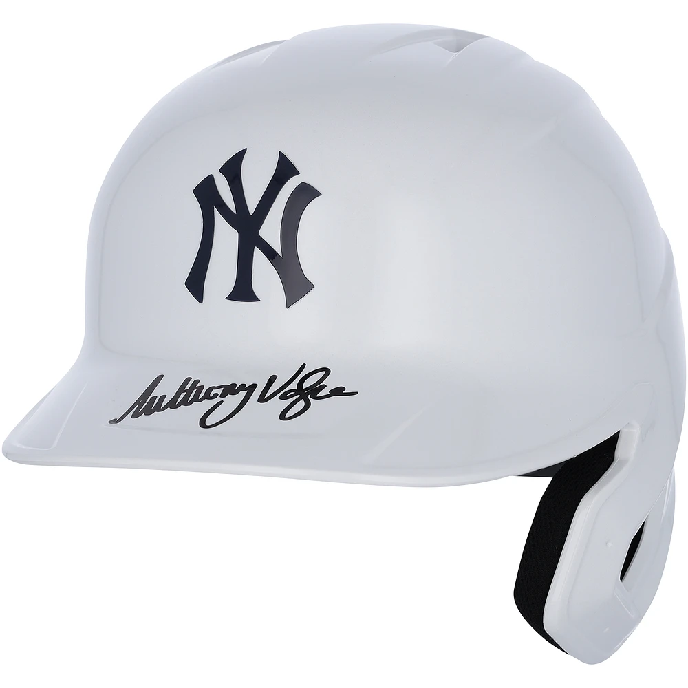 Anthony Volpe New York Yankees Autographed Alternate Chrome Replica Batting Helmet - Fanatics Exclusive