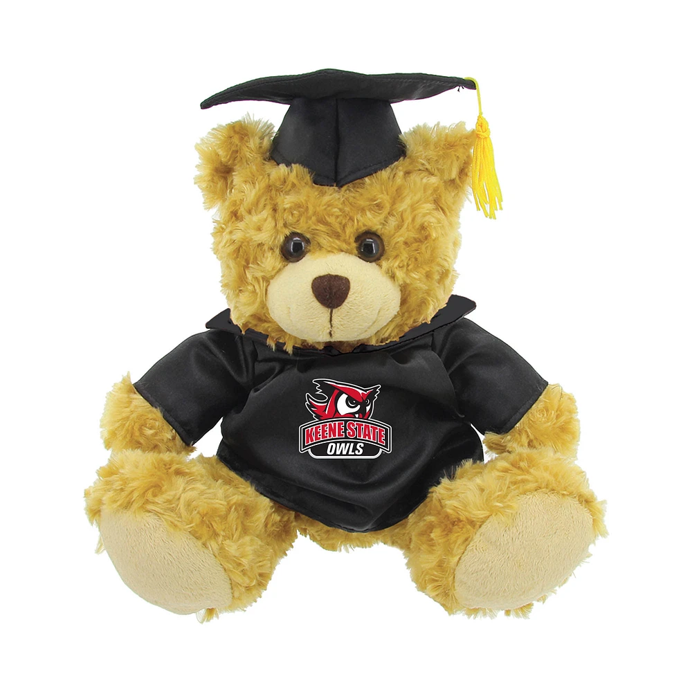 Keene State Owls 12'' Graduation Plush Bear