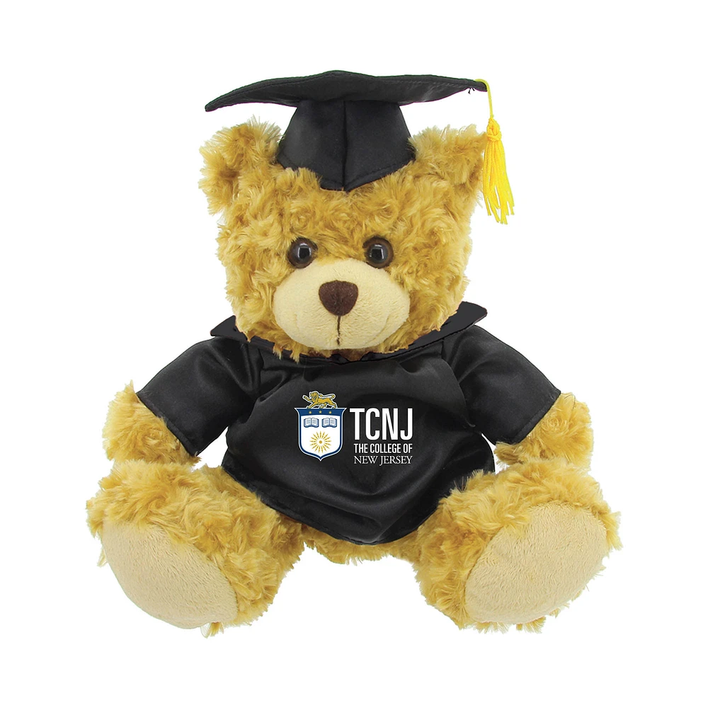 College of New Jersey Lions 12'' Graduation Plush Bear