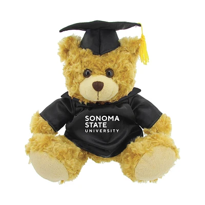 Sonoma State Seawolves 12'' Graduation Plush Bear