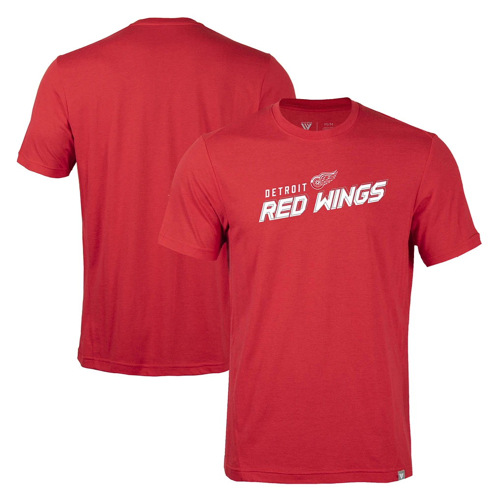 Men's Levelwear Red Detroit Wings Thrive Premier 2.0 Tri-Blend T-Shirt