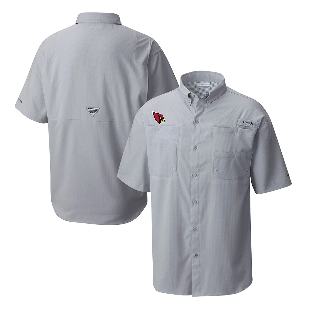 Men's Columbia Arizona Cardinals Tamiami Omni-Shade Button-Down Shirt