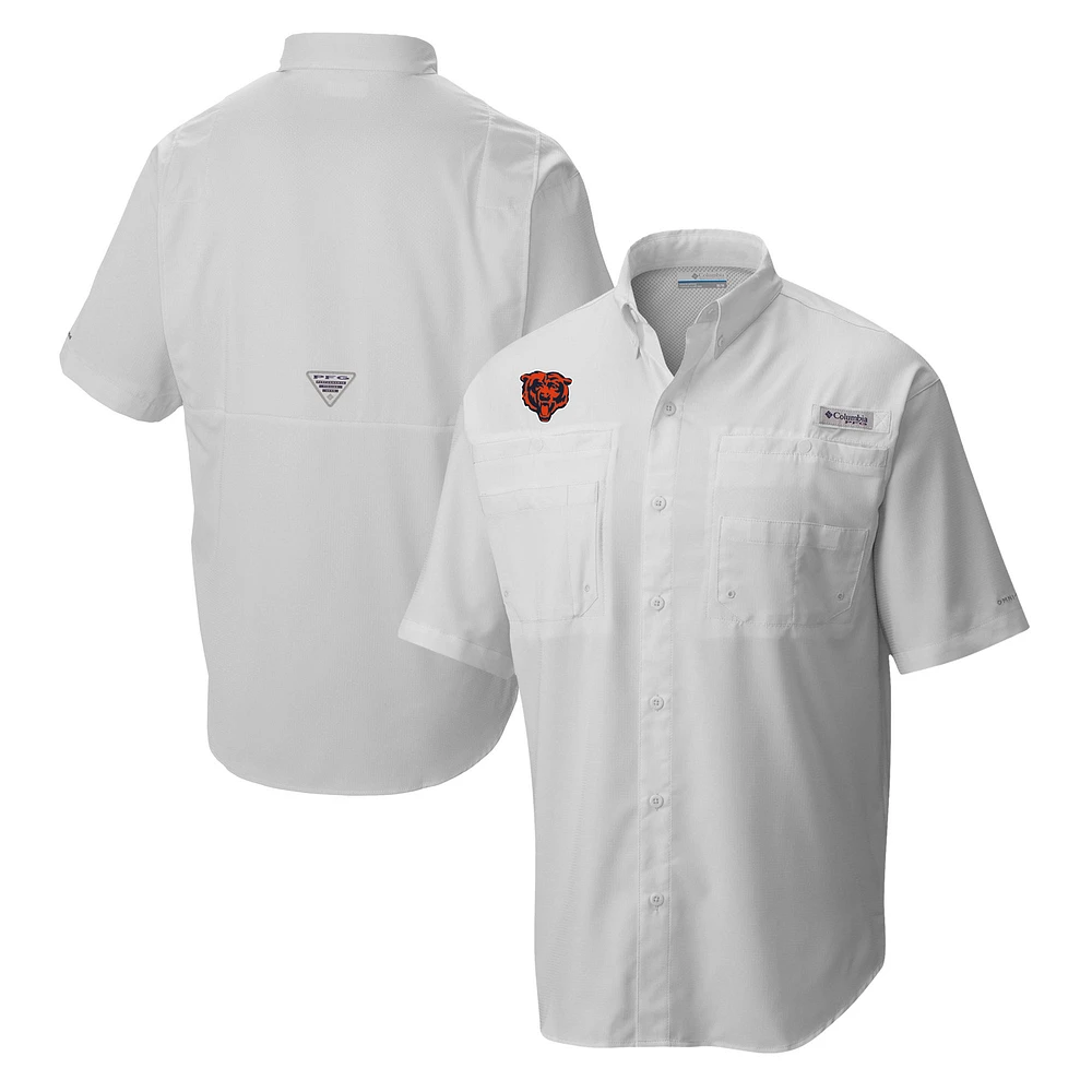Men's Columbia Chicago Bears Tamiami Omni-Shade Button-Down Shirt