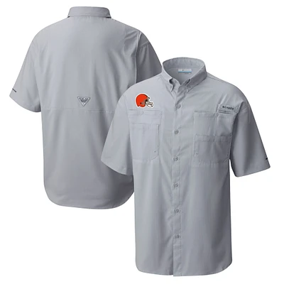 Men's Columbia Cleveland Browns Tamiami Omni-Shade Button-Down Shirt