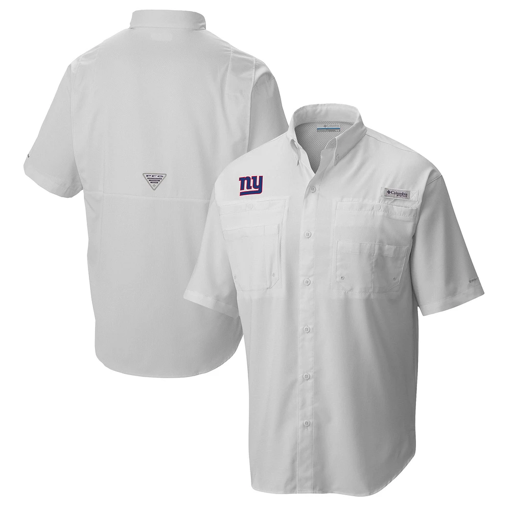 Men's Columbia New York Giants Tamiami Omni-Shade Button-Down Shirt