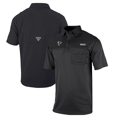 Men's Columbia Atlanta Falcons Omni-Wick Flycaster Pocket Polo