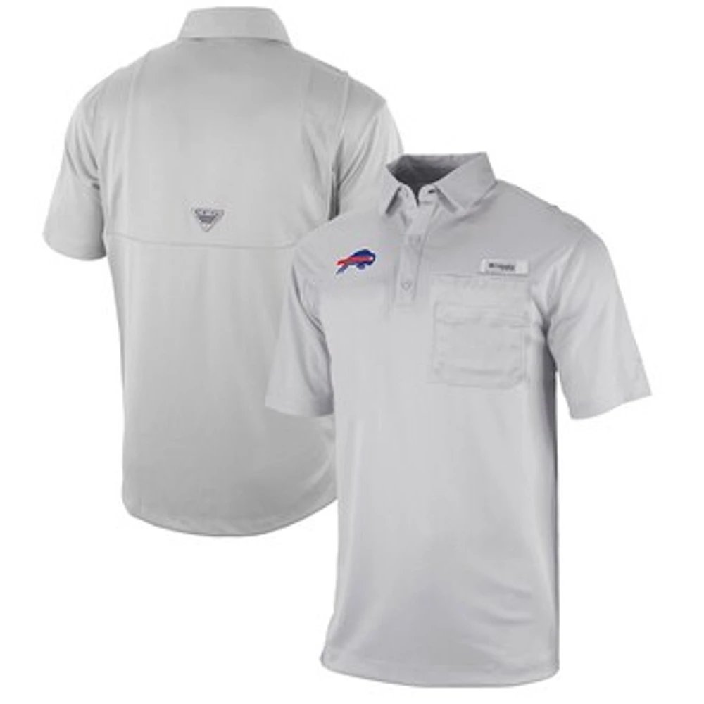 Men's Columbia Buffalo Bills Omni-Wick Flycaster Pocket Polo