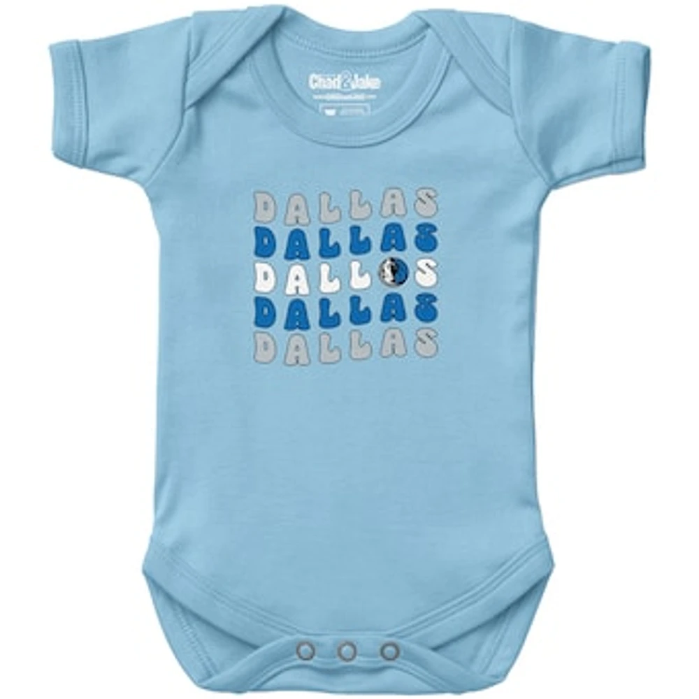 Newborn & Infant Chad Jake Light Dallas Mavericks Groovy Bodysuit