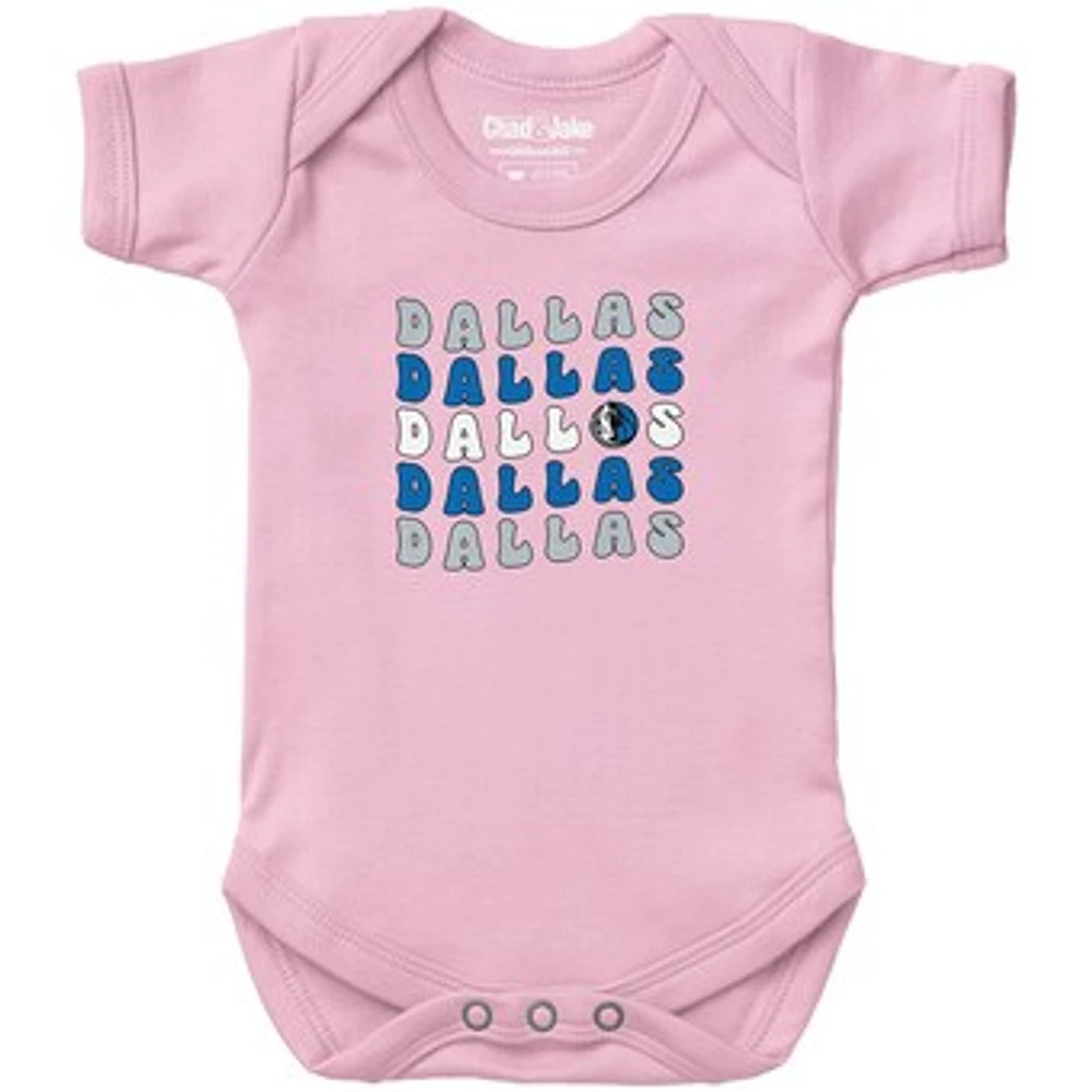 Newborn & Infant Chad Jake Light Dallas Mavericks Groovy Bodysuit