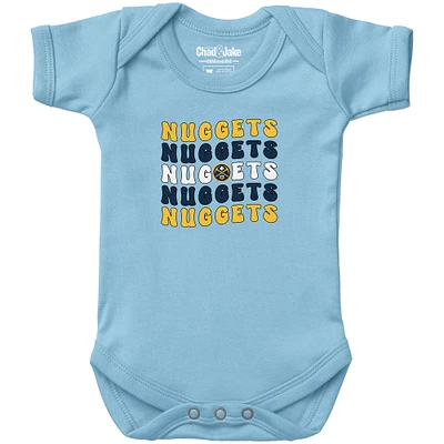 Newborn & Infant Chad Jake Light Denver Nuggets Groovy Bodysuit
