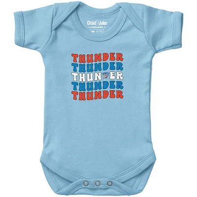 Newborn & Infant Chad Jake Light Oklahoma City Thunder Groovy Bodysuit