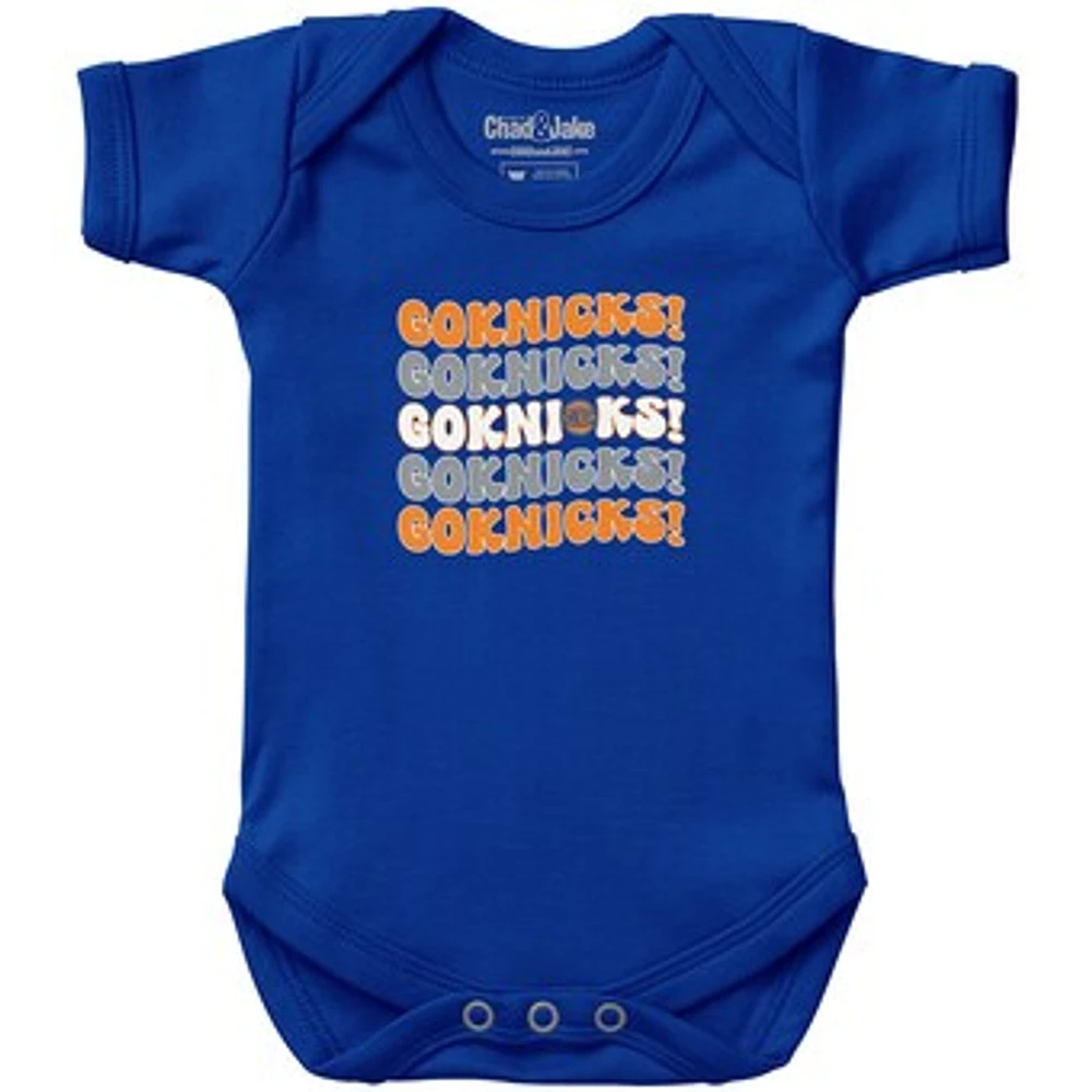 Newborn & Infant Chad Jake Royal New York Knicks Groovy Bodysuit
