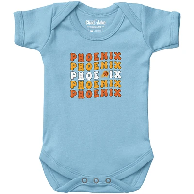 Newborn & Infant Chad Jake Light Blue Phoenix Suns Groovy Bodysuit