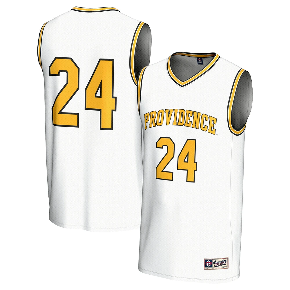 Men's GameDay Greats #24 White Providence Friars Lightweight Basketball Jersey