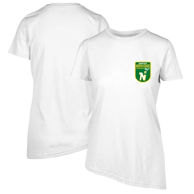 Women's Levelwear White Minnesota North Stars Retro Birch T-Shirt