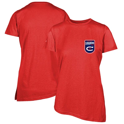 Women's Levelwear Red Montreal Canadiens Retro Birch T-Shirt