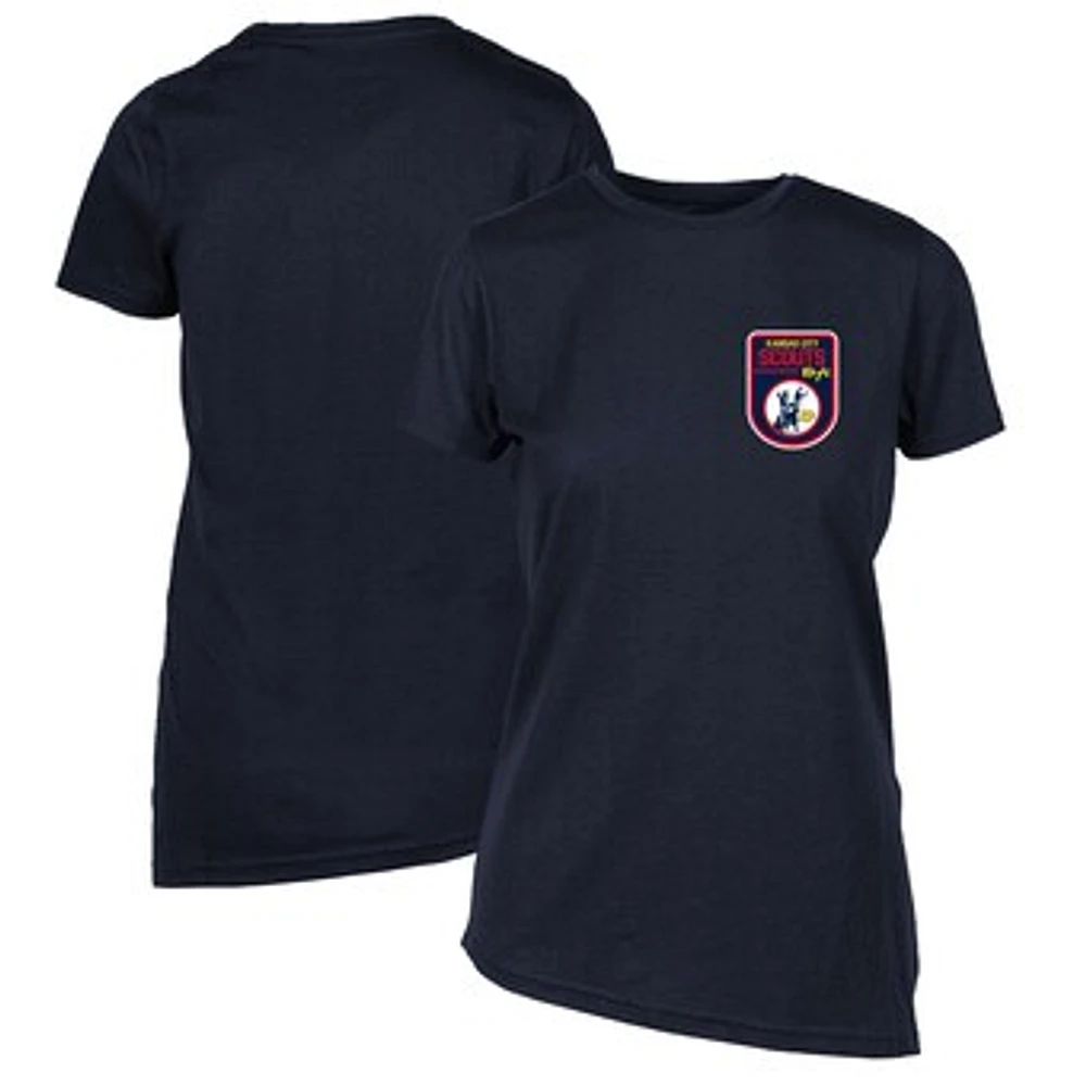 Women's Levelwear Navy Kansas City Scouts Retro Birch T-Shirt