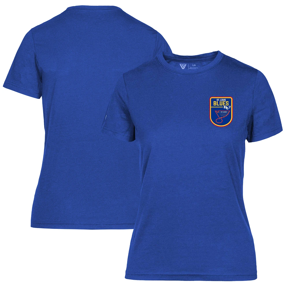 Women's Levelwear Blue St. Louis Blues Retro Maddox T-Shirt