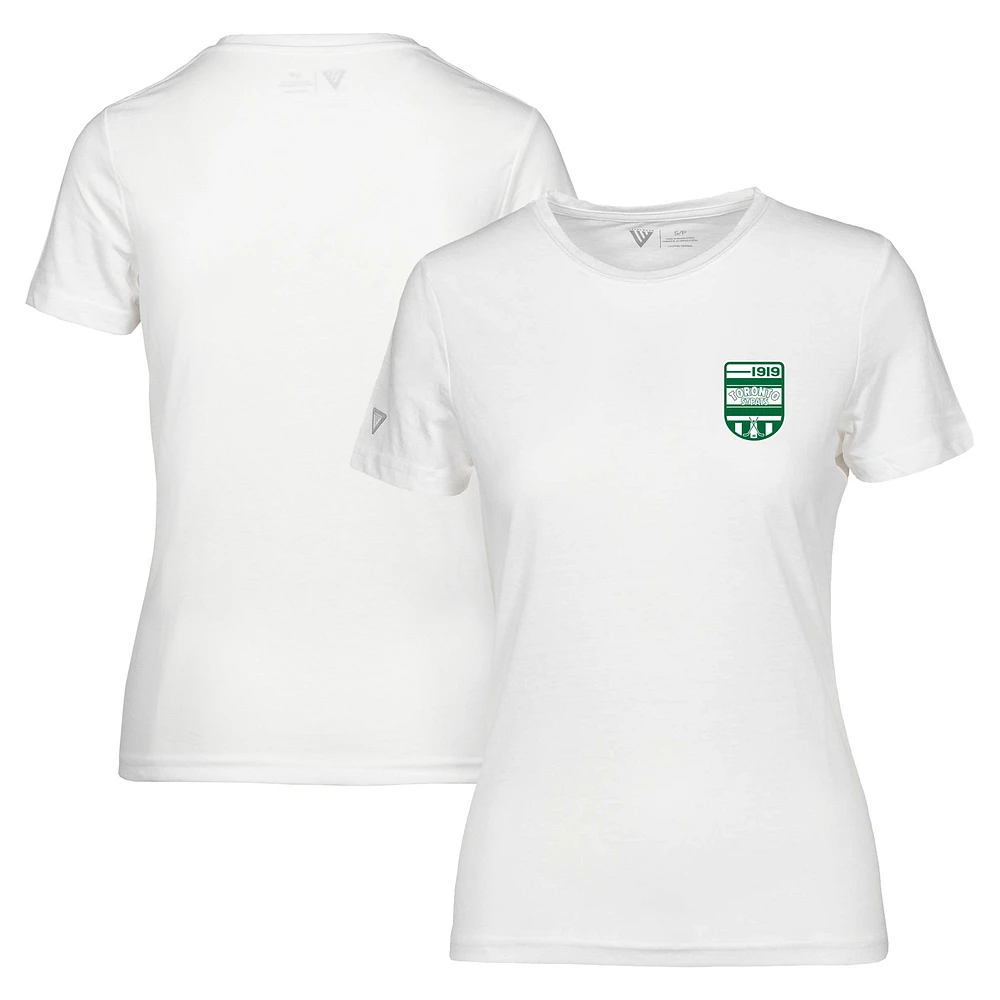 Women's Levelwear White Toronto St. Pats Retro Maddox T-Shirt