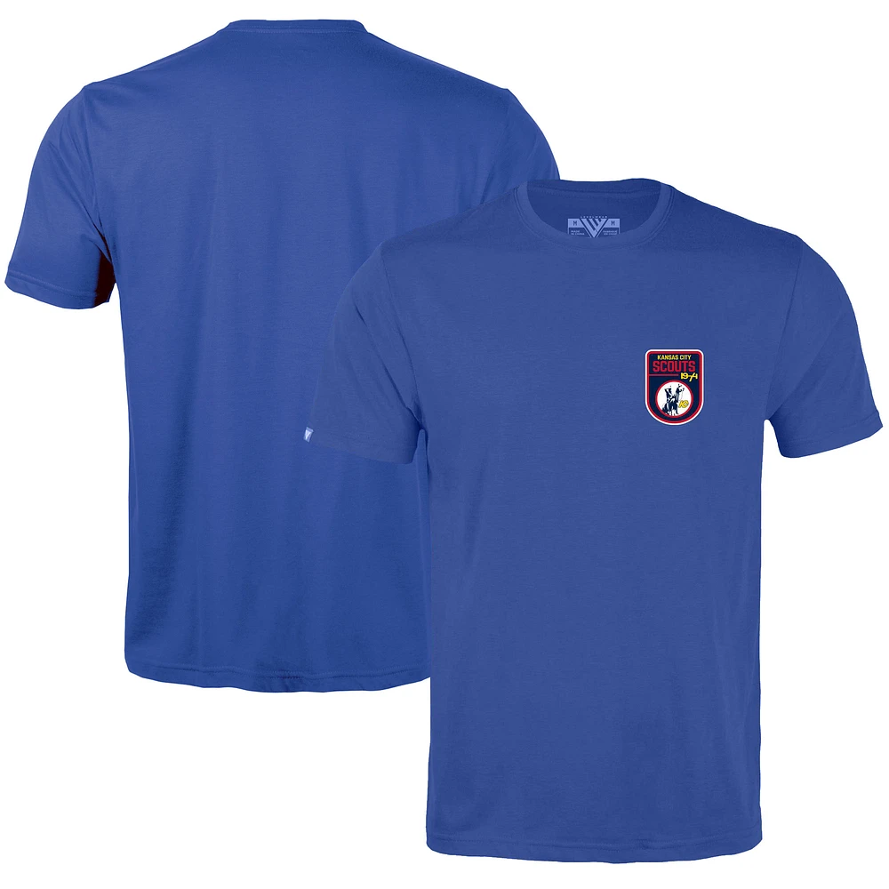 Men's Levelwear Royal Kansas City Scouts Retro Richmond T-Shirt