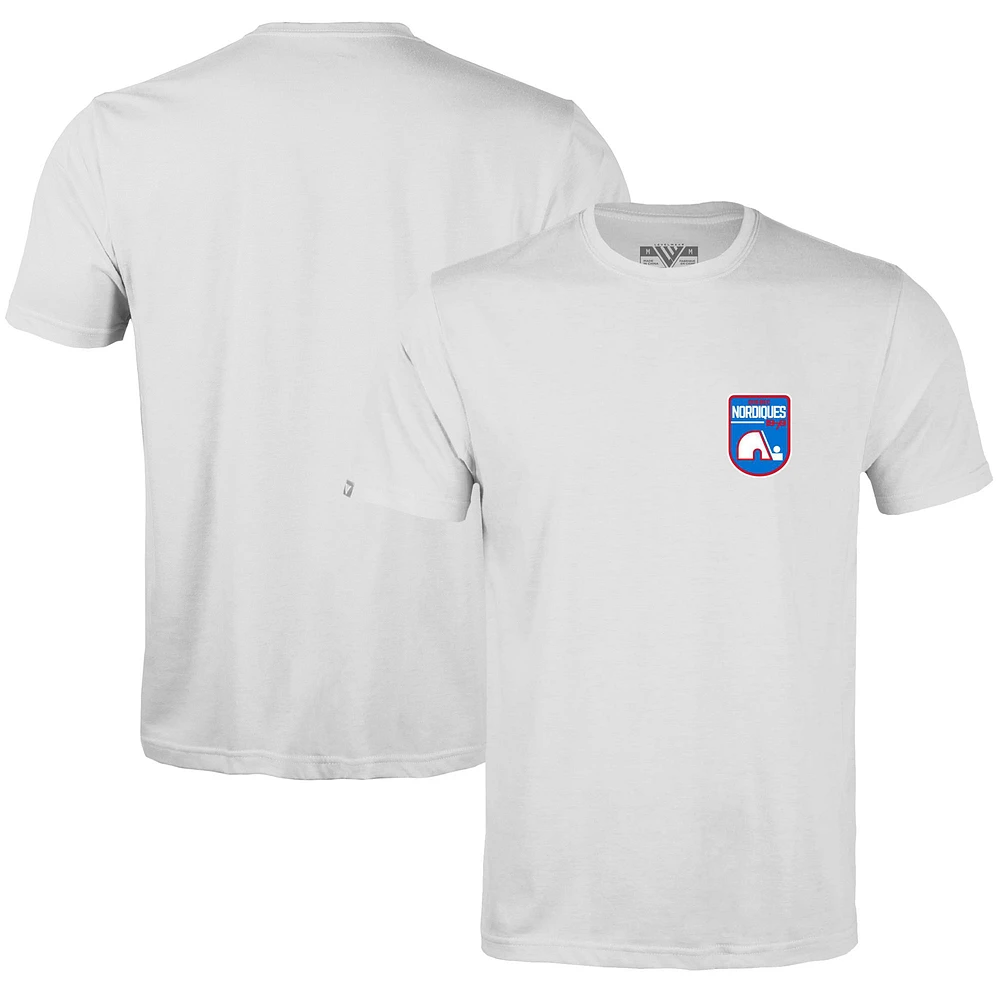 Men's Levelwear White Quebec Nordiques Retro Richmond T-Shirt