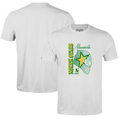 Men's Levelwear White Minnesota North Stars Retro Richmond Netminder T-Shirt