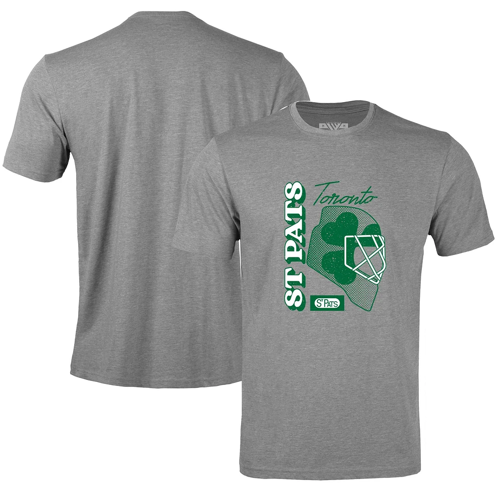 Men's Levelwear Gray Toronto St. Pats Retro Richmond Netminder T-Shirt