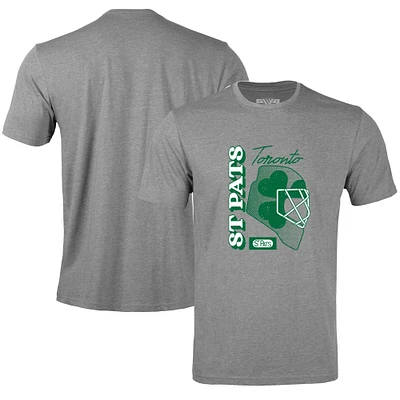 Men's Levelwear Gray Toronto St. Pats Retro Richmond Netminder T-Shirt