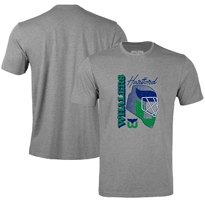 Men's Levelwear Gray Hartford Whalers Retro Richmond Netminder T-Shirt
