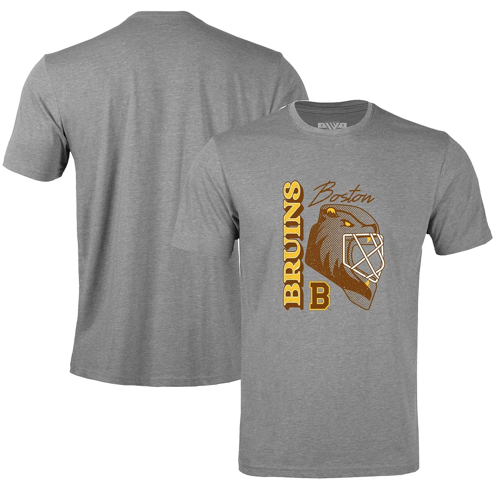 Men's Levelwear Gray Boston Bruins Retro Richmond Netminder T-Shirt