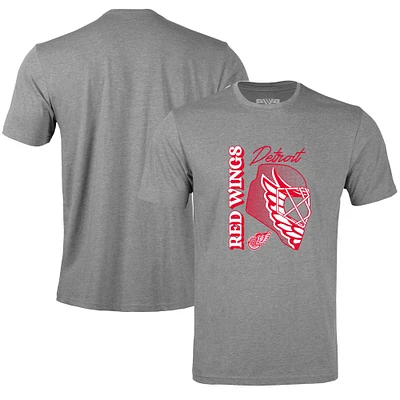 Men's Levelwear Gray Detroit Red Wings Retro Richmond Netminder T-Shirt
