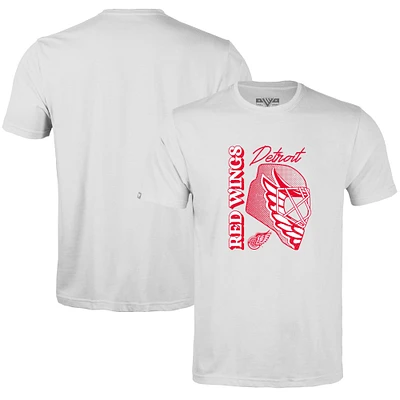 Men's Levelwear White Detroit Red Wings Retro Richmond Netminder T-Shirt