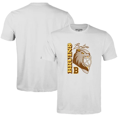 Men's Levelwear White Boston Bruins Retro Richmond Netminder T-Shirt