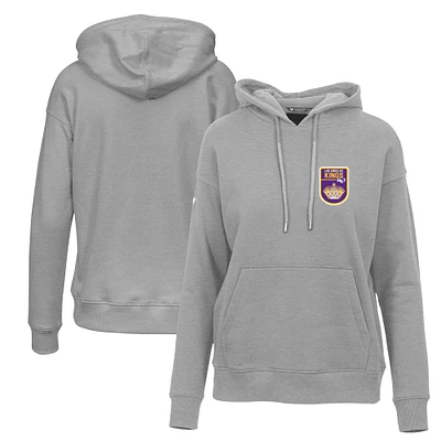 Women's Levelwear Gray Los Angeles Kings Retro Adorn Pullover Hoodie