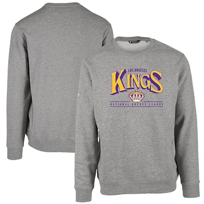 Men's Levelwear Heather Gray Los Angeles Kings Retro Zane Sweatshirt