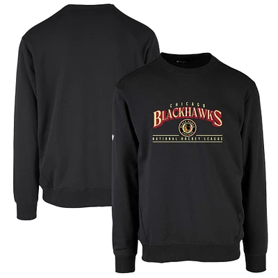 Men's Levelwear Black Chicago Blackhawks Retro Zane Sweatshirt