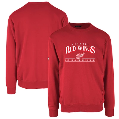 Men's Levelwear Red Detroit Wings Retro Zane Sweatshirt